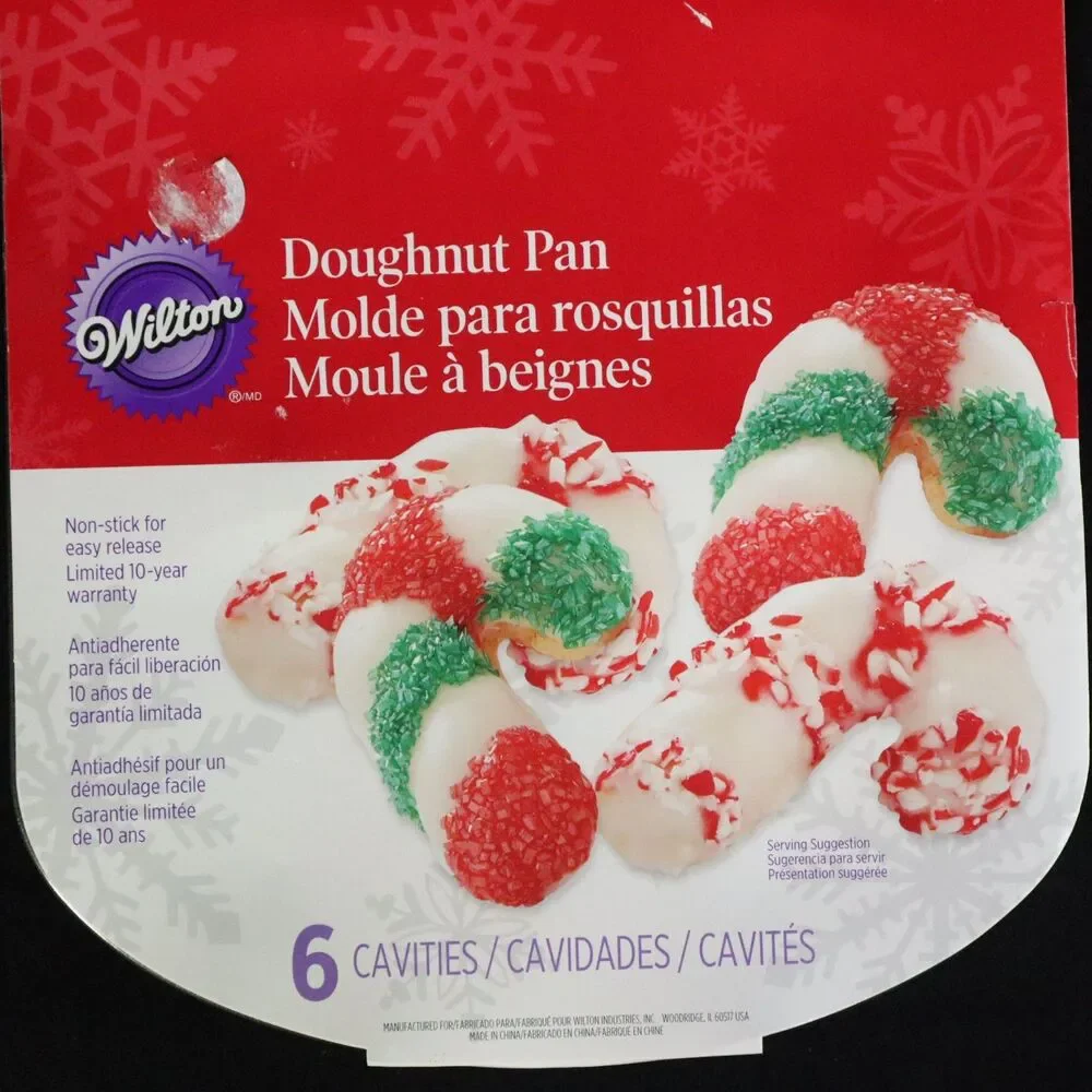Wilton Doughnut Pan Candy Canes Set of 2 pans NEW 6 sections each